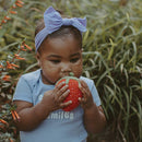 Handcrafted Sweet Strawberry Baby Rattle -Organic Cotton Toy