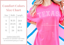 American Flag Faux Texture Patchwork Comfort Colors Tee: Ivory / Small