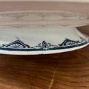 Vintage French Atlantic Transferware Cake Stand