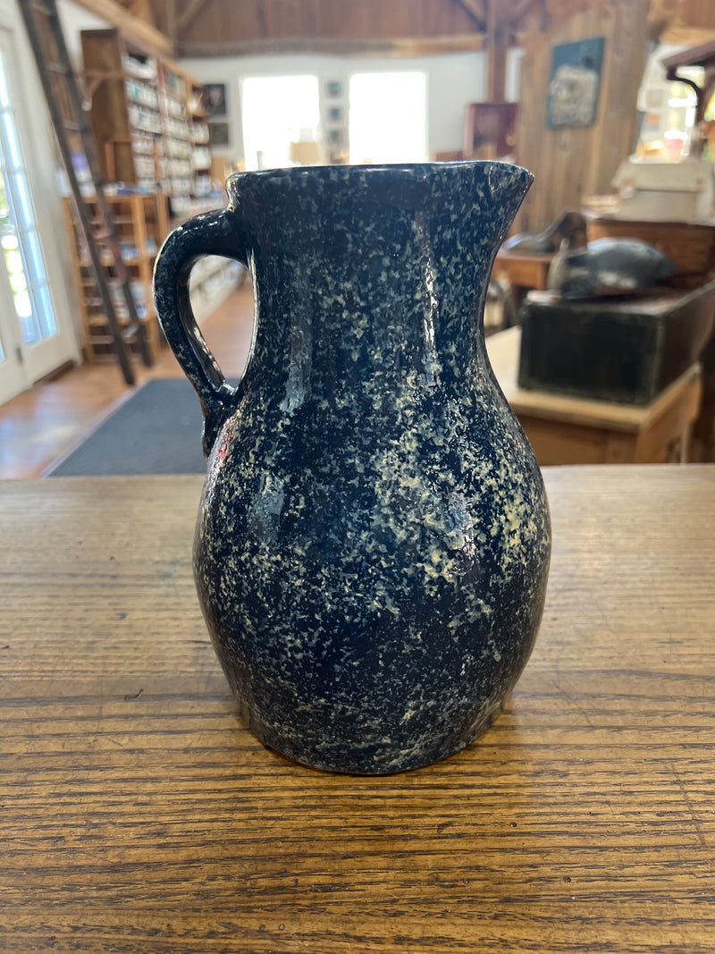 Hand Thrown Pottery Water Speckled Pitcher