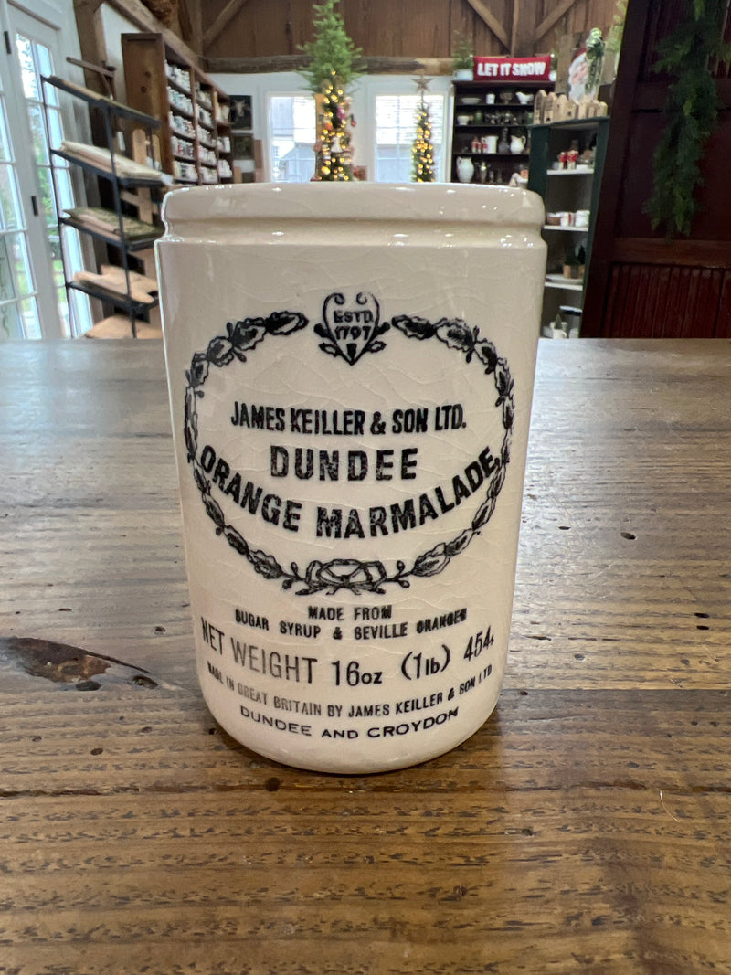 Antique Dundee Orange Marmalade Pot