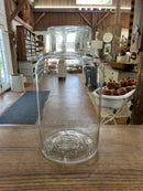 Vintage 15”Tall Blown Clear Glass European Pickling Jar