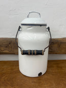Vintage Enamelware Milk Pail