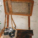 Light Brown Leather Camera Strap: Blonde