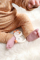 "NEW" Bitzy Shake™ - Silicone Teether with Rattle: Cherries