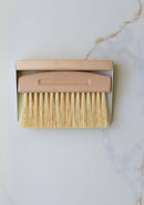 Mini Broom and Dustpan Set: Sisal- white