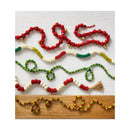 Ribbon Candy Wool Felt Garland Multi Christmas