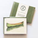 Emerald Canoe - Box of 6 Note Cards