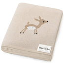 100% Luxury Cotton Receiving Swaddle Baby Blanket - Deer: Sage