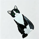 Animal Shape Claw Clip: Black White / F