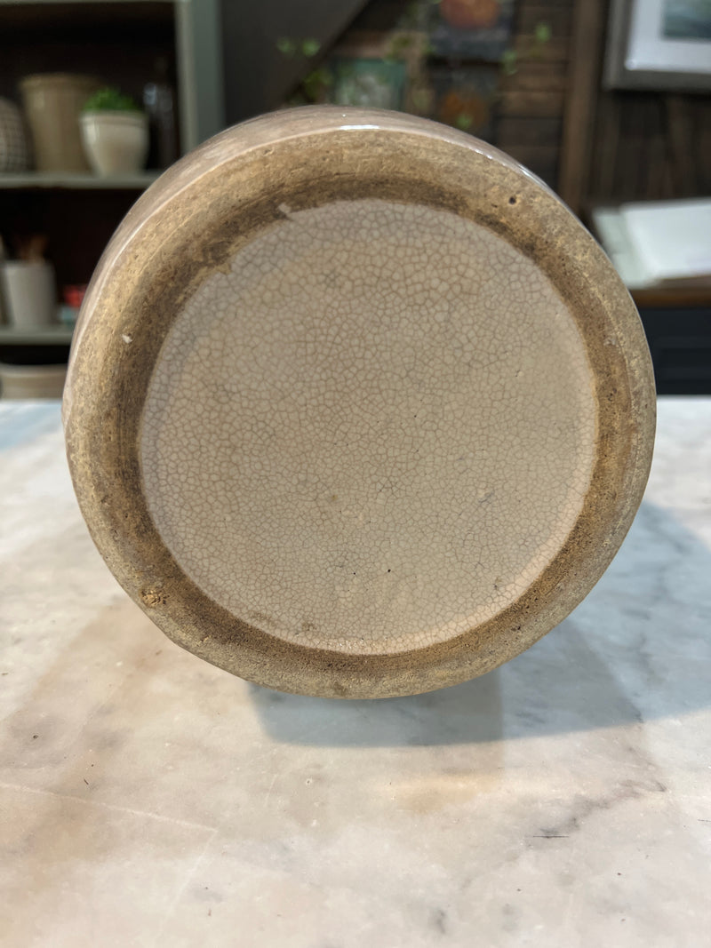 Vintage 8” Two Toned Stoneware Pitcher