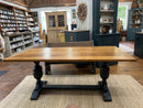 Vintage Double Pedestal Dining Table