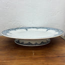 Vintage French Atlantic Transferware Cake Stand