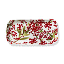 Sprig Platter Red Multi Earthenware Christmas