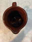 Vintage 8” Two Toned Stoneware Pitcher