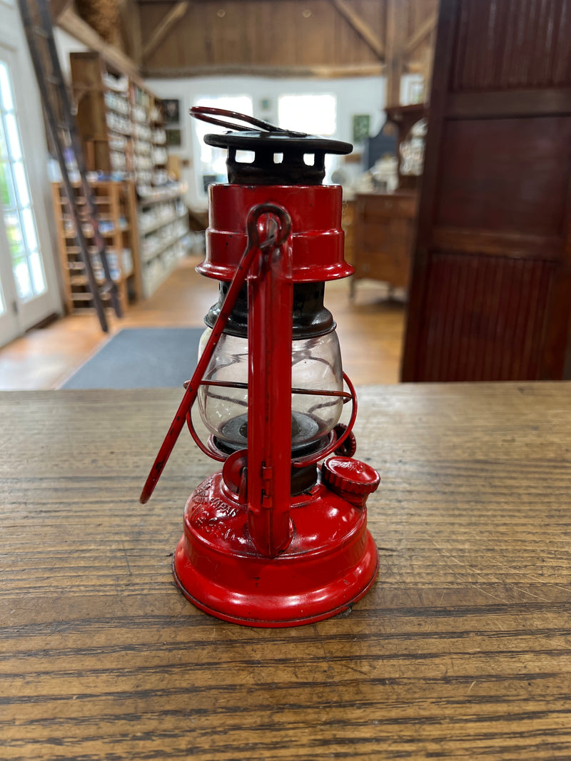 Vintage Red Winged Wheel Lantern No.350