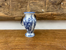 Stoneware Vase/Teapot/Teacup Ornament with Blue Ribbon, 4 Styles
