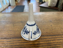 Vintage Blue Onion Porcelain Funnel