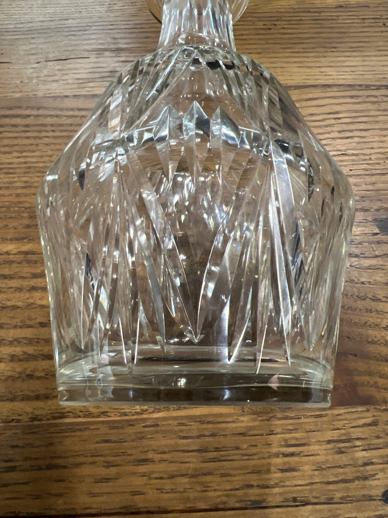 Vintage Crystal Cut Glass Decanter