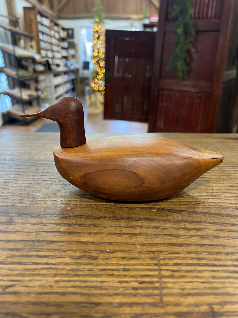 Vintage Wooden Small Duck