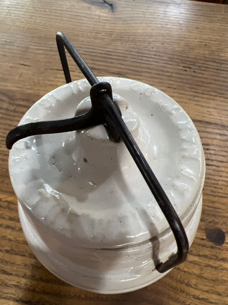 Antique Weir Stoneware Canning Jar