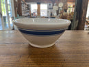 Vintage 10” Cobalt Blue Triple Banded Mixing Bowl