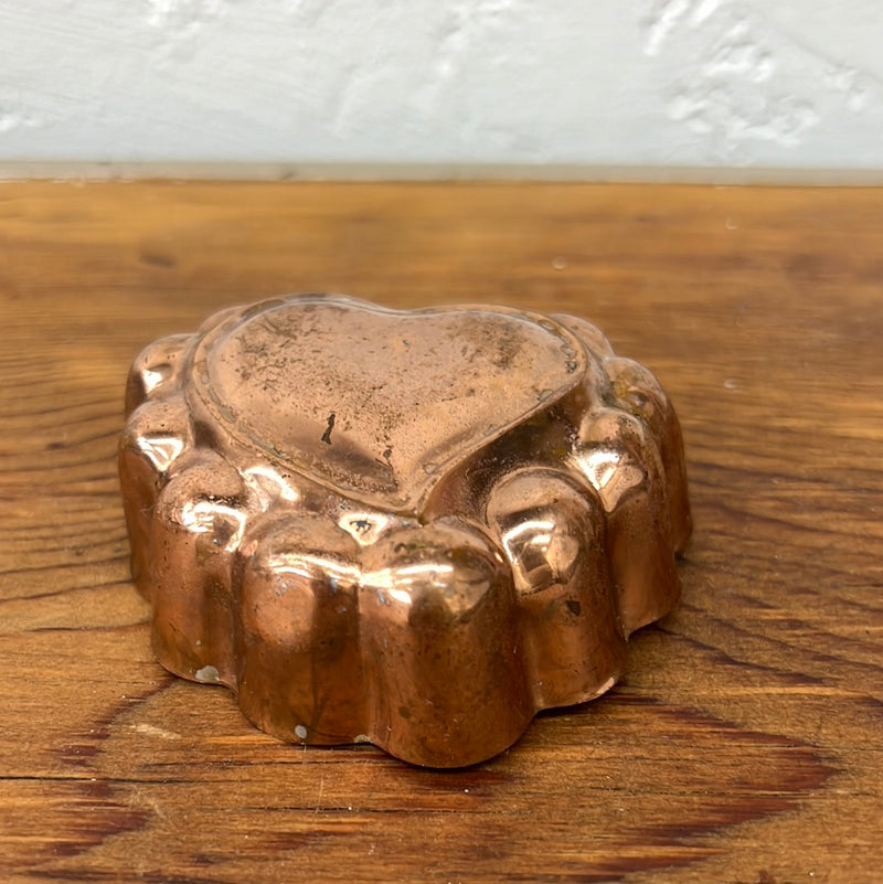 Vintage Copper Heart Mold