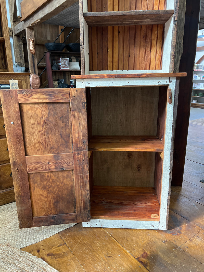 Two Piece Rustic Hutch