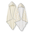 Little Ducks Organic Cotton Hooded Towels 2 Pack: Double Cream / One Size