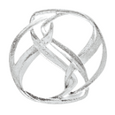 Infinity Scarf Ring - Handmade Pewter Scarf Clip for Scarves