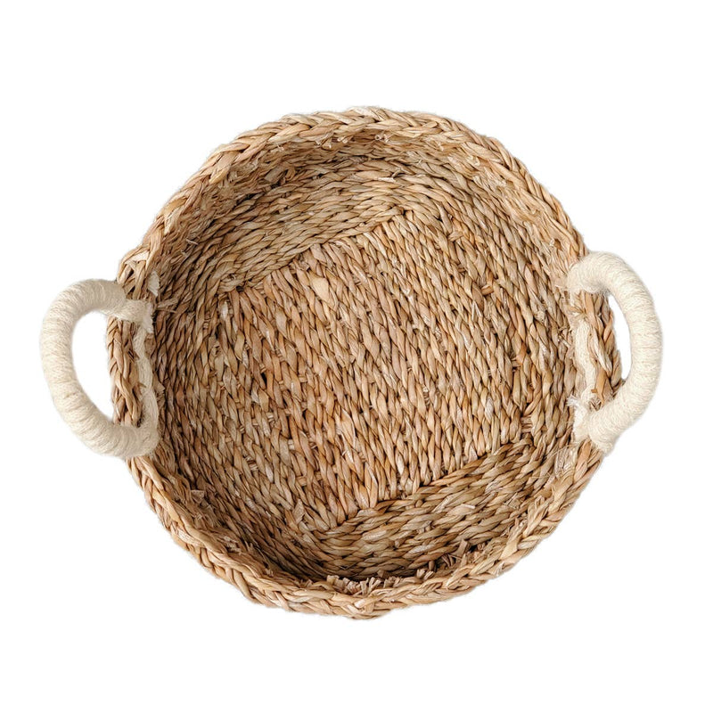 Handwoven Savar Round Bread Basket