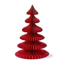 Glimmer Paper Tree Decor Medium Red Christmas: Red / 100% paper / Dust clean