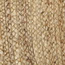 · REDEARTH · Rectangular Jute Area Rug 6'x9' Braided Natural: Natural / 6'x9'
