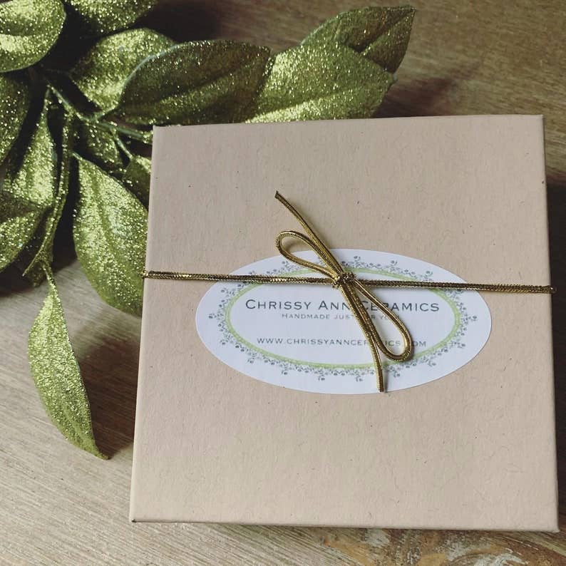 Joy Dove Ceramic Christmas Ornament | Handmade Pottery