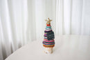 Medium Multicolor Felted Wool Christmas Tree