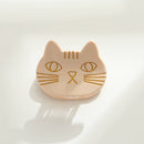 Ginger | Small Cat Face Claw Clip