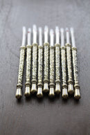 Metal Engraved Seam Ripper - Antique Gold