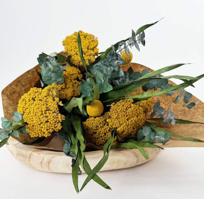 Baby Eucalyptus and Yarrow Bouquet