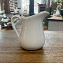 Vintage White Pitcher - 5”