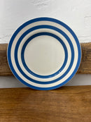 Vintage Devon Blue Striped 9” Plate