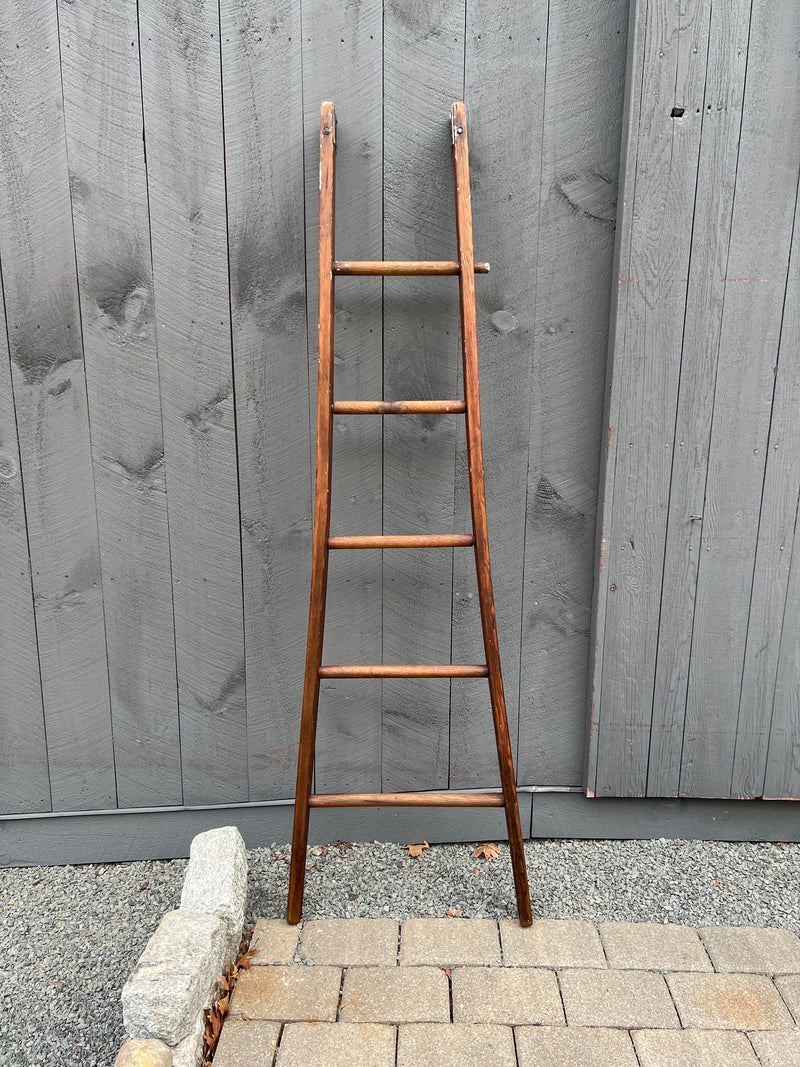 Vintage 6’ Foot Tall Tapered Ladder