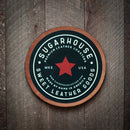 Fore! Golf Leather Coaster