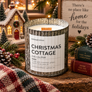 Christmas Cottage | Cozy Holiday Wood Wick Candle: 10oz