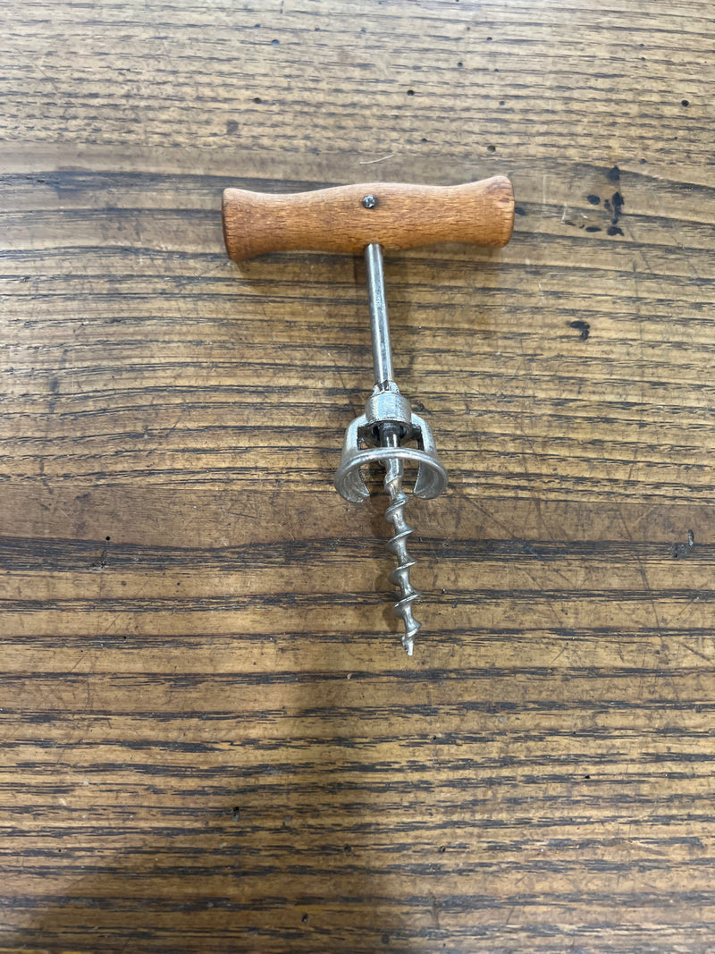 Vintage Wooden Handled Cork Screw