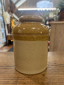 Antique English E.L.+S. Stoneware Canning/Storage Jar