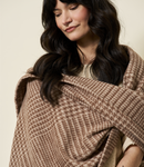 Katama Plaid Chocolate Shawl: Shawl