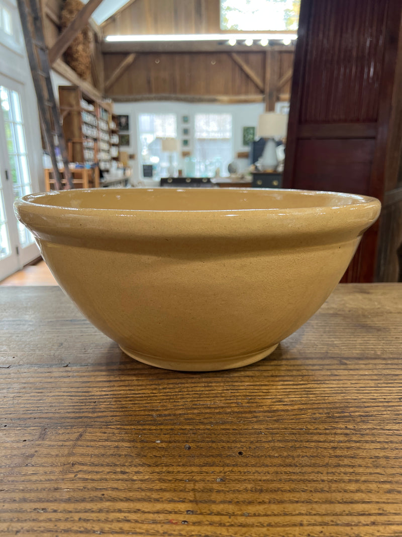 Antique Yellow Ware Mixing Bowl