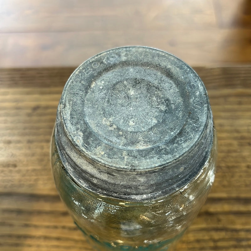 Vintage Old Fruit Canning Mason’s Jar Nov 30th 1858