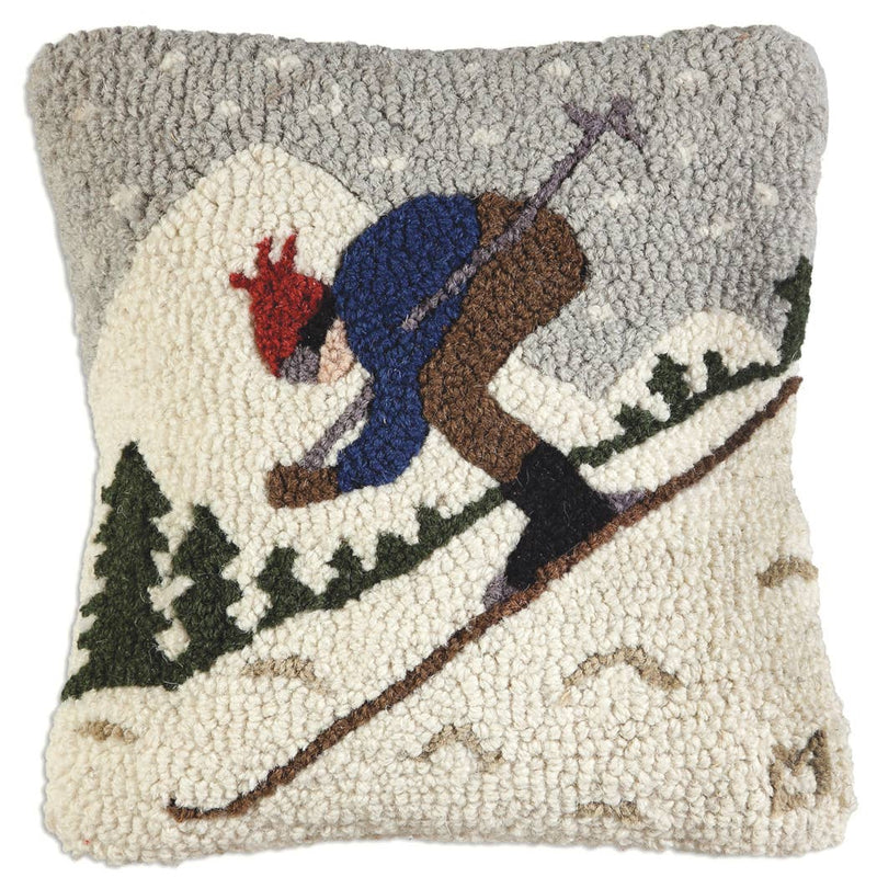 Downhill Skier Winter, snow, woods, decor