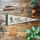 Gone Hiking Felt Pennant: Neutral / Large Pennant